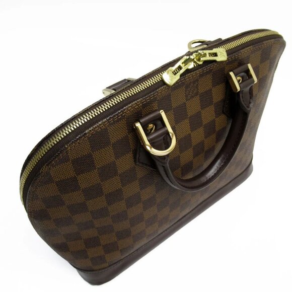 Auth LOUIS VUITTON Alma Handbag Brown Damier canvas t19459a - Picture 4 of 11